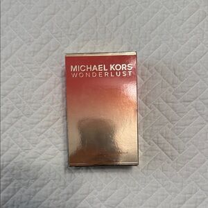 Michael Kors Wonderlust Pink and Gold Box